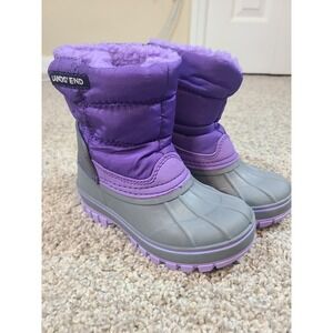 Lands' End Toddler 7 Purple Snow Boots